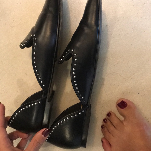 Zara trafaluc black studded moccasins - Picture 5 of 6